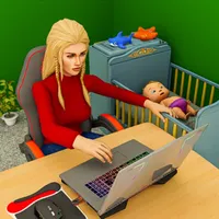 Pregnant Mother Baby Life Sim icon