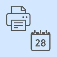 PrintingCalendar:Easy,simple icon