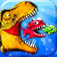 Fish merge and grow icon