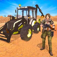 Army Excavator Crane Game icon