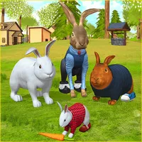 Cute Rabbit Family Adventure icon