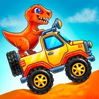 Dinosaur truck, car games: dig icon