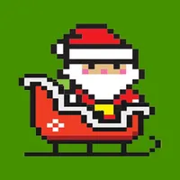 Sleighing Santa icon