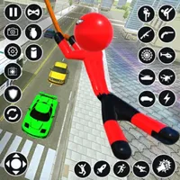 Super-Hero Stickman Games War icon