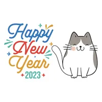 2023 - Happy New Year Stickers icon