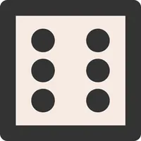 pastel dice icon