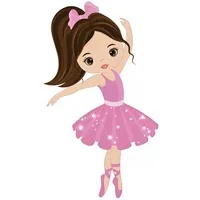 Cute Ballet Girl Stickers icon