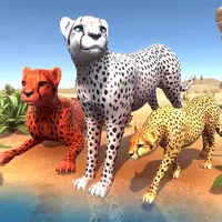 Wild Cheetah Family Sim 3D icon