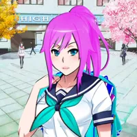 Anime School Girl Life Game icon