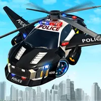 US Police Car Helicopter Games icon