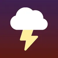 Thunderstorm simulation icon