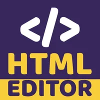 HTML editor - touch and code icon