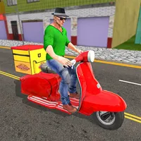 Pizza Delivery Game Bike Games icon