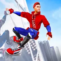 Fly Spider Rope Hero Man Games icon