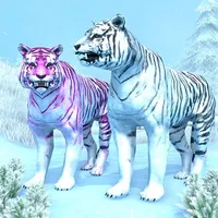 White Tiger Family Simulator icon