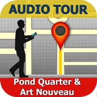 Pond Quarter and Art Nouveau icon
