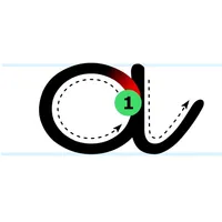 cursive letters icon