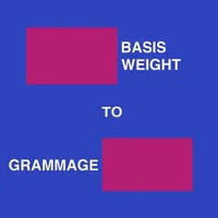 Basis Weight To Grammage icon