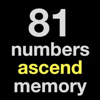 81 numbers ascend memory icon