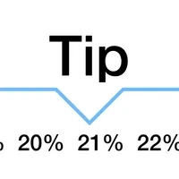 Tip calculator 'Tipping made easy' icon