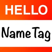 Hello Name Tag icon