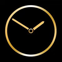 Gold Luxury Clock icon