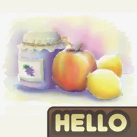 Hello WaterColor icon