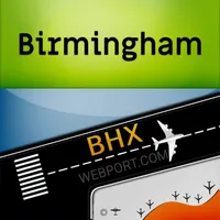 Birmingham Airport BHX + Radar icon
