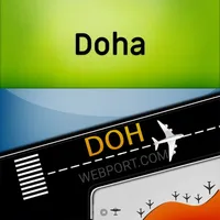 Doha Airport Info DOH + Radar icon