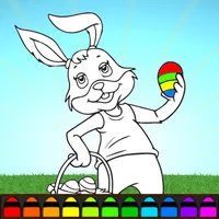 Easter Bunny Eggs ColoringBook FREE icon