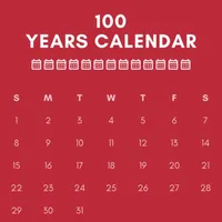 100 Years Calendar icon