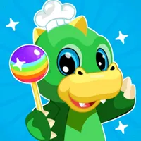 Dinosaur candy factory icon