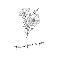 Flower flows in you icon