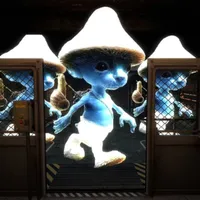 Blue Smurf Cat Game icon