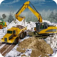 Heavy Excavator Snow Plow Sim icon