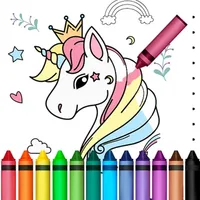 Rainbow Unicorn Coloring Book icon