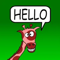 Red Giraffe Says Hello icon