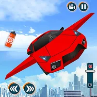 Flying Car: Shooting Car Game icon