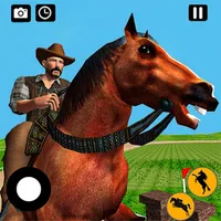 West Cowboy Rider Horse Games icon