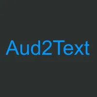 Aud2Text icon
