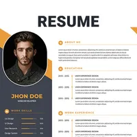 Resume builder - resume tool icon