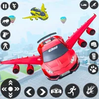 Sky Battle Flying Car Robot icon