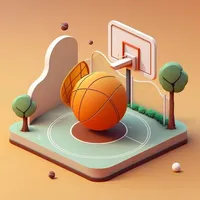 Basketball Court Training 3D icon