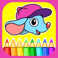 Colors for live coloring book icon