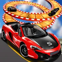 Mega ramp car jumping 3D icon