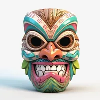 Tiki Masks Stickers icon