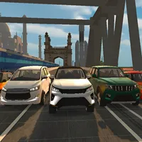 Indian car traffic racer  3d icon