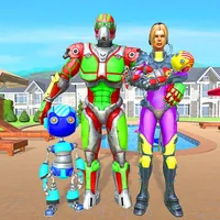 Robot Family Simulation Game icon