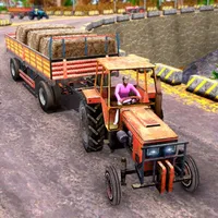 Tractor Trolley Farming Game icon