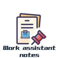 Work assistant notes icon